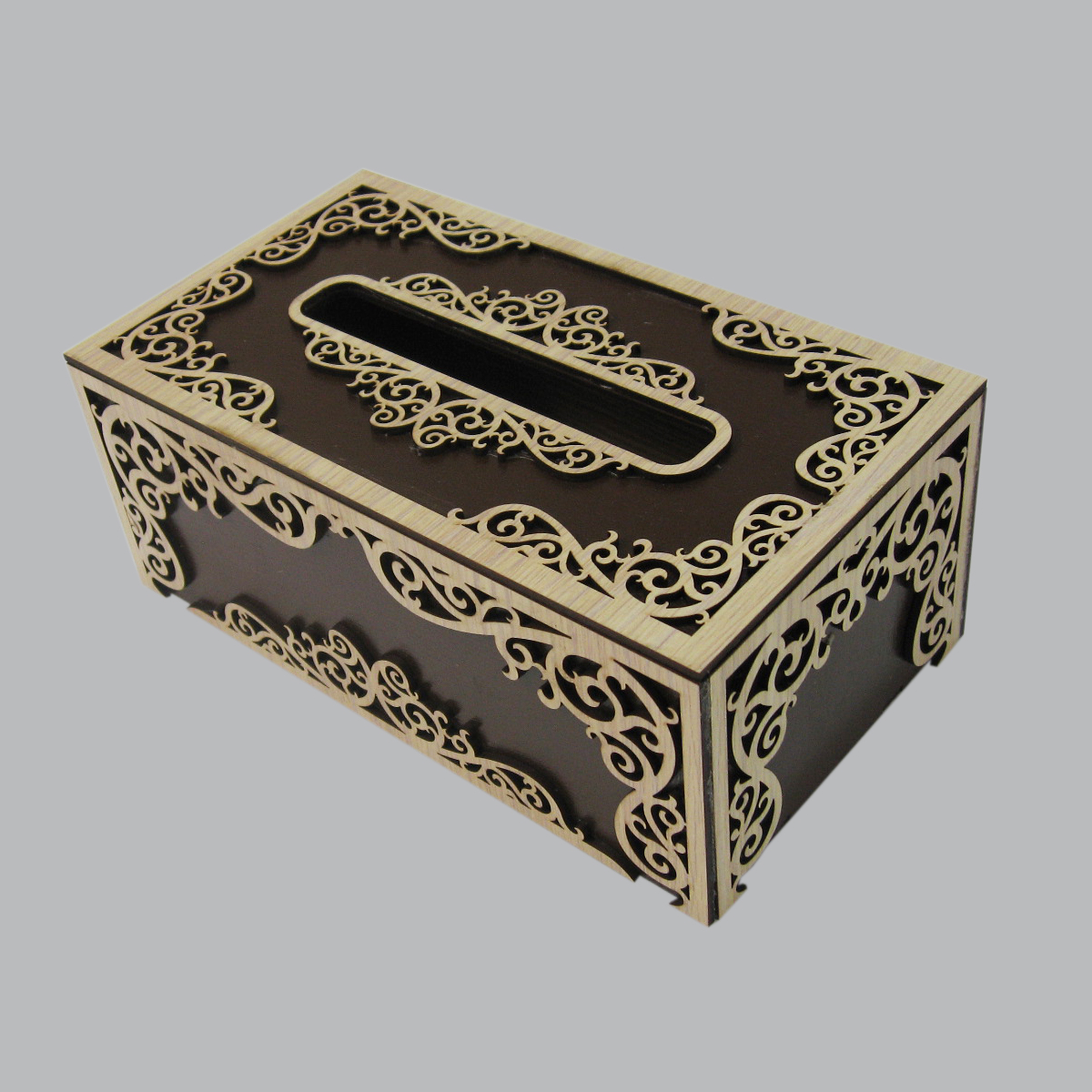 جعبه دستمال کاغذی مدل آذین