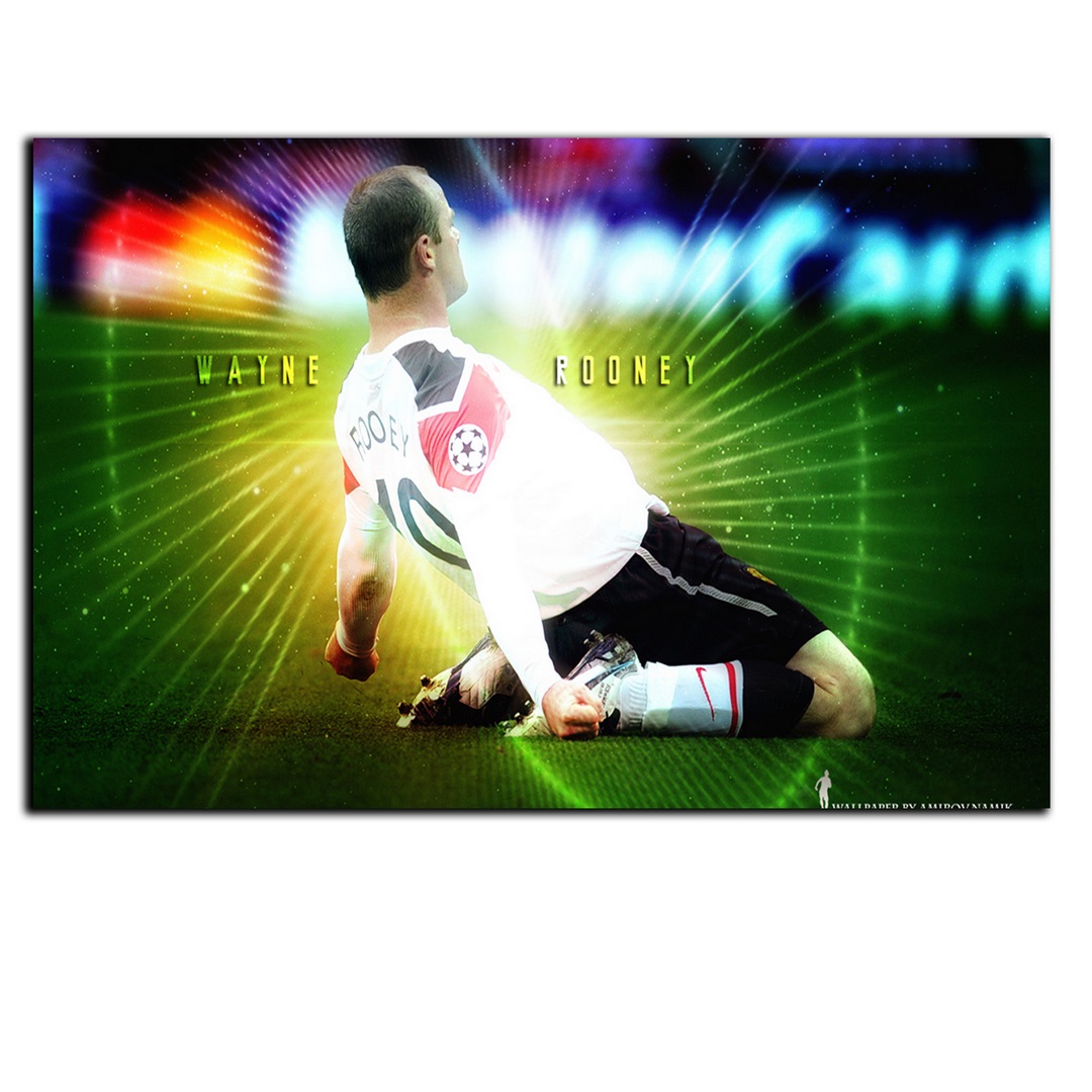 تابلو شاسی بکلیت طرح بازیکن فوتبال باشگاه منچستر یونایتد وین رونی مدل SH-S6883