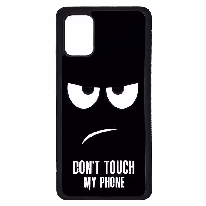 کاور طرح DONT TOUCH MY PHONE کد G-090 مناسب برای گوشی موبایل سامسونگ Galaxy A71 | دیجی قاب دونی
