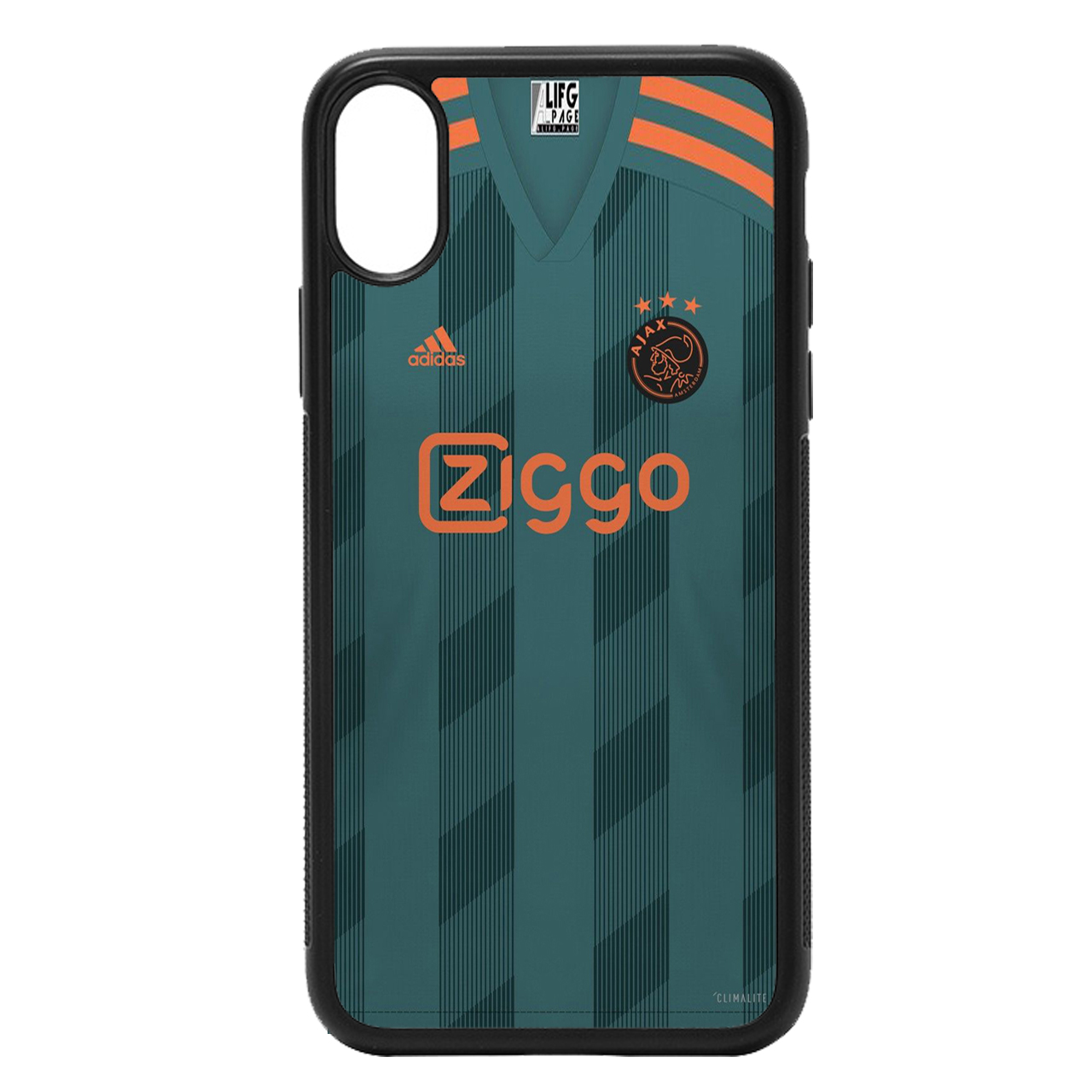 کاور طرح لباس تیم آژاکس کد 11050611 مناسب برای گوشی موبایل اپل iphone x/xs