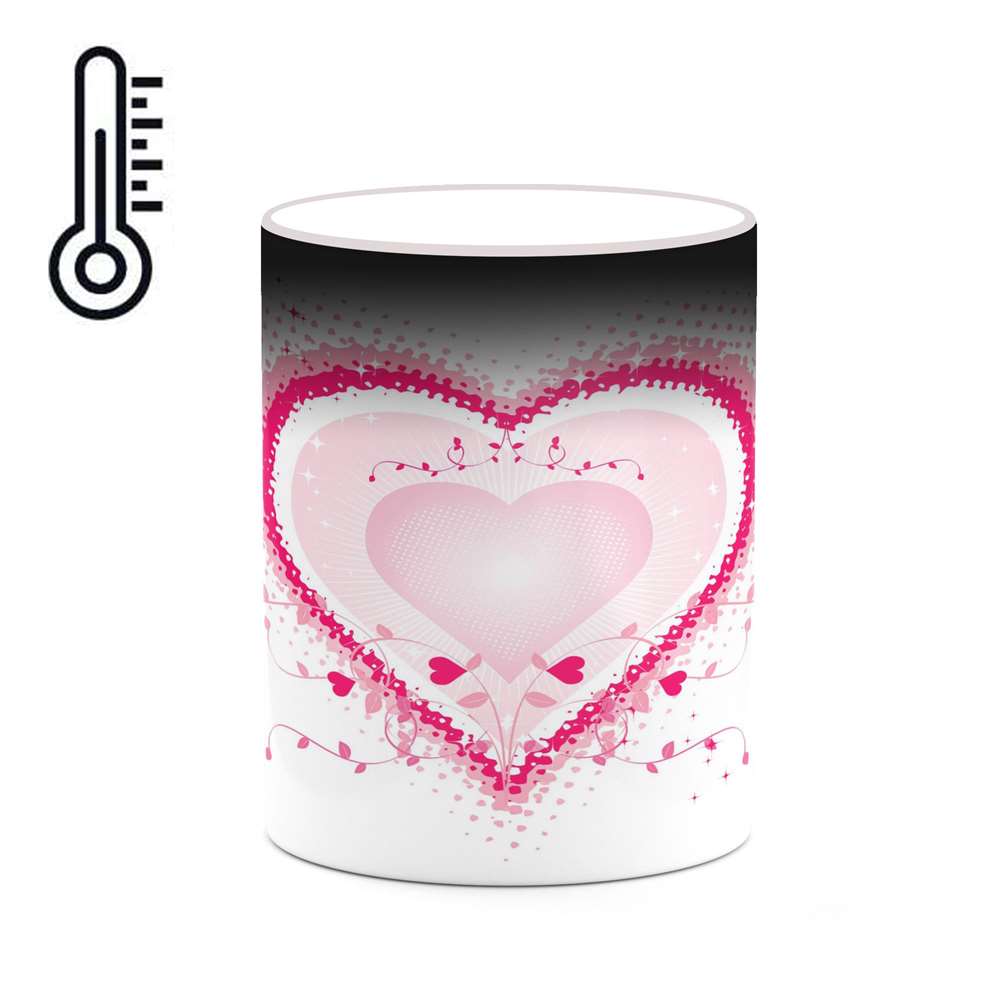 ماگ حرارتی کاکتی طرح Love مدل mgh20692