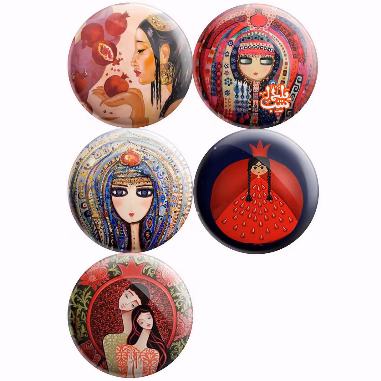 پیکسل پرمانه طرح yalda کد pmg.0521 مجموعه 5 عددی