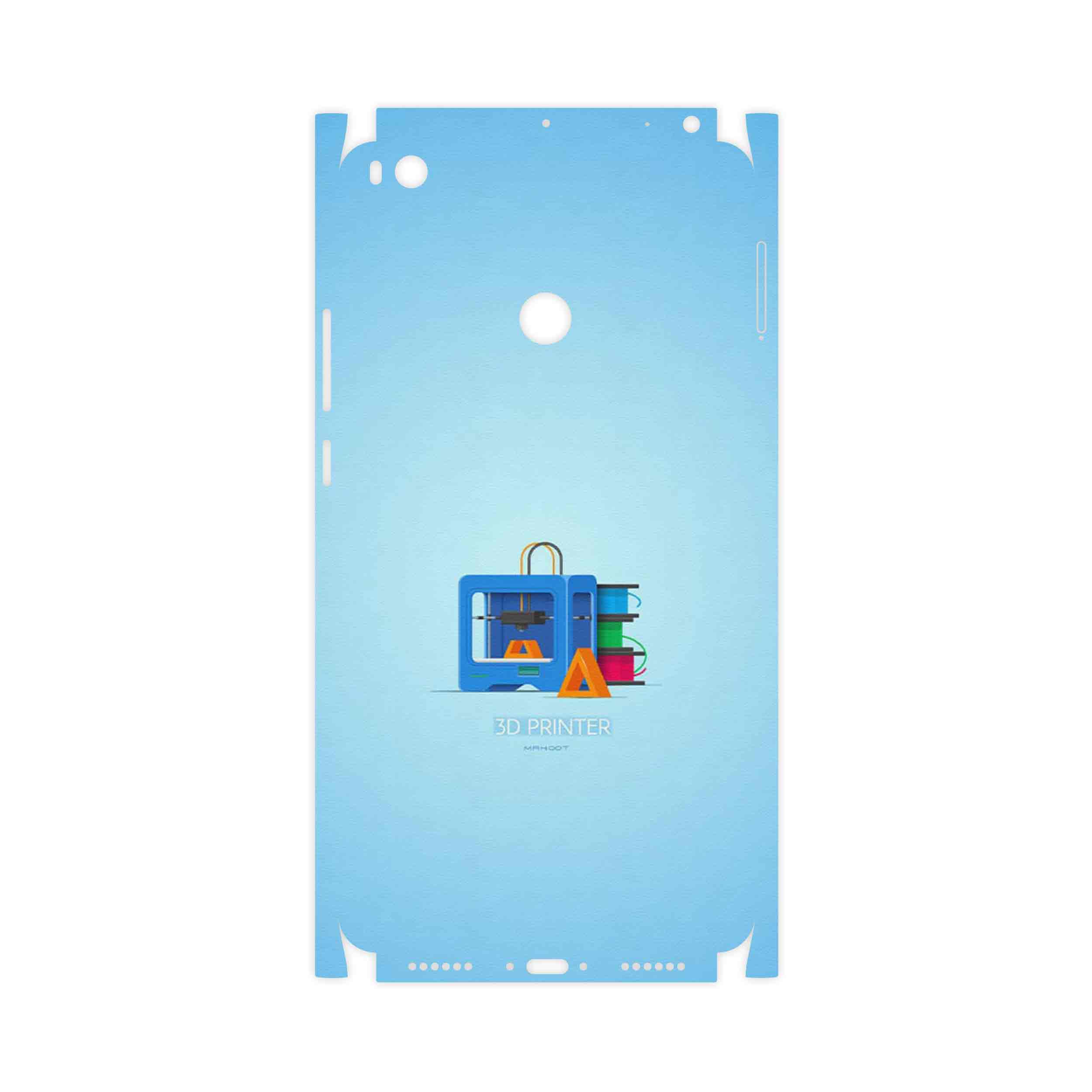 برچسب پوششی ماهوت مدل 3D Printer-FullSkin مناسب برای گوشی موبایل شیائومی Mi Max 2