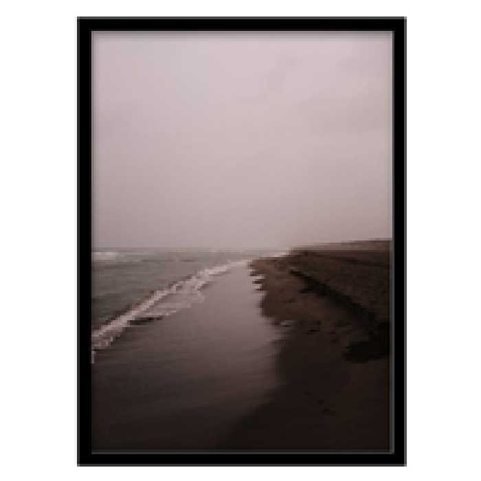 قیمت و خرید تابلو دکوراتیو مدل منظره ساحل مه‌آلود کد 1827