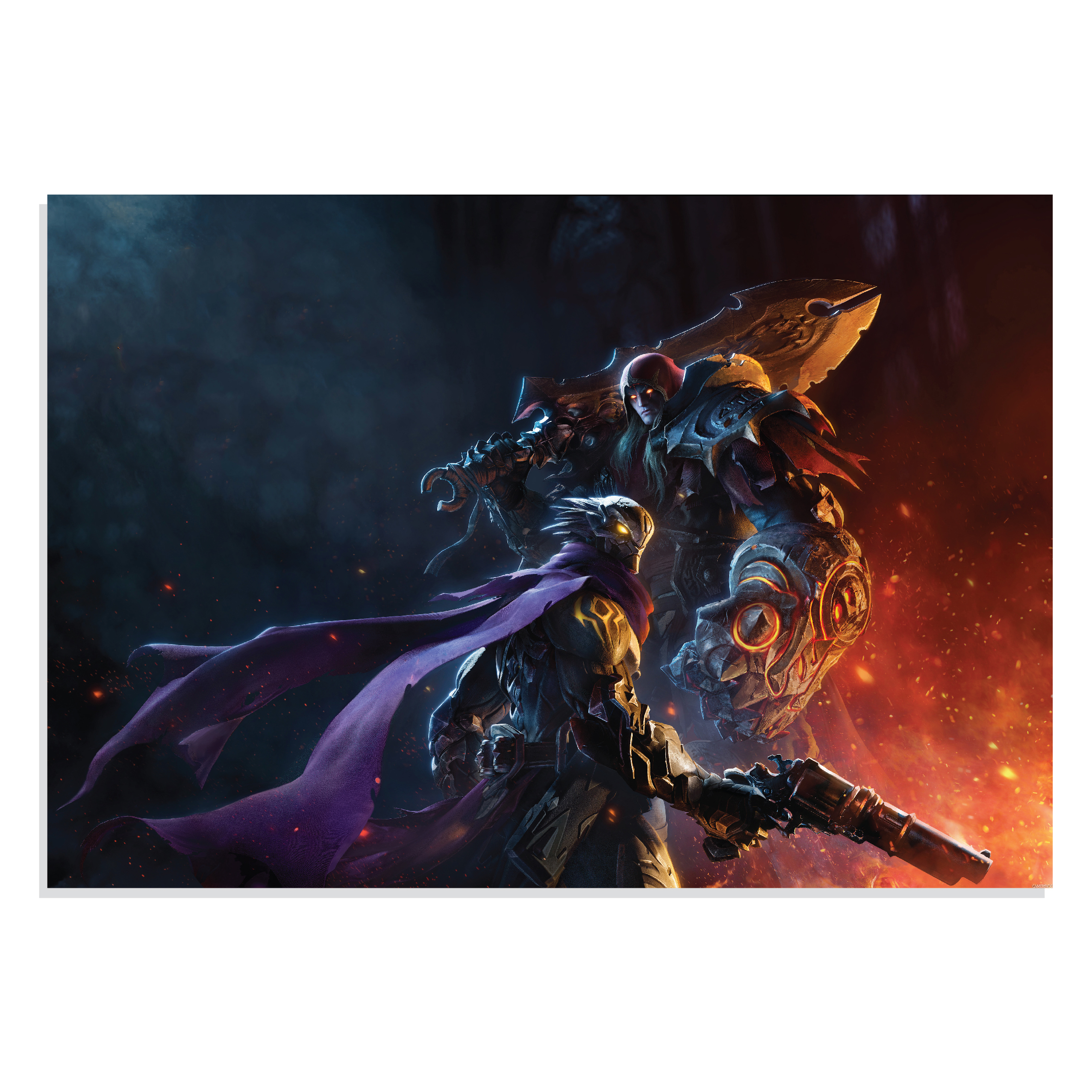 تابلو شاسی طرح Gaming - بازی دارکسایدرز Darksiders War &amp; Strife مدل NV0933