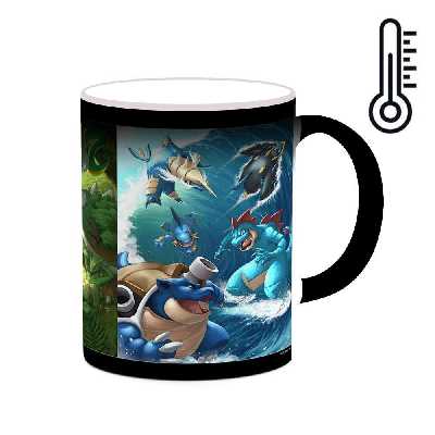 ماگ حرارتی کاکتی طرح کارتون پوکمون مدل mgh22996