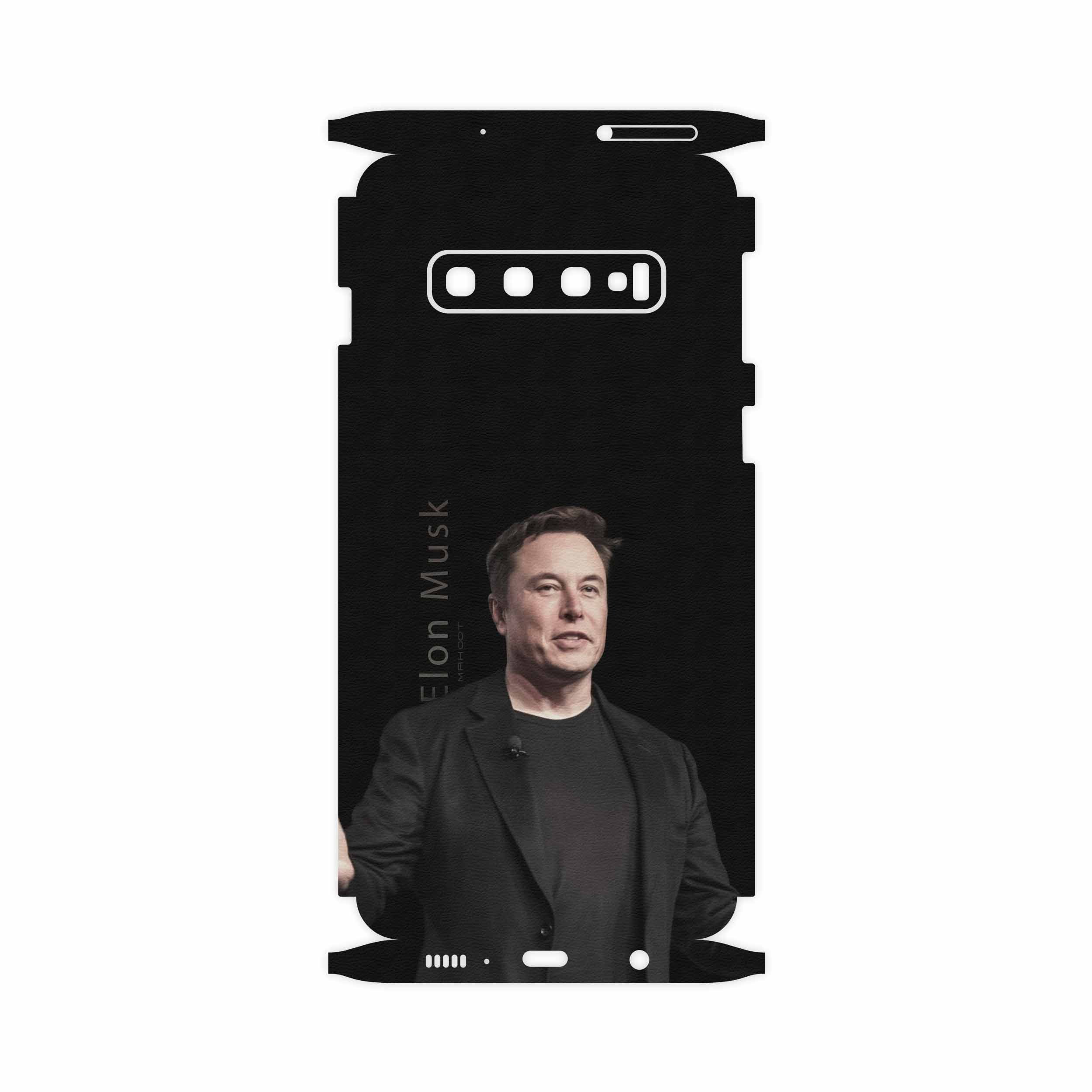 برچسب پوششی ماهوت مدل Elon Musk-FullSkin مناسب برای گوشی موبایل سامسونگ Galaxy S10