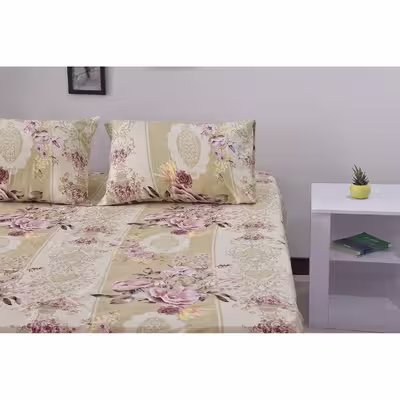 سرویس ملحفه بومرنگ مدل Hilma-120 یکنفره 2 تکه
