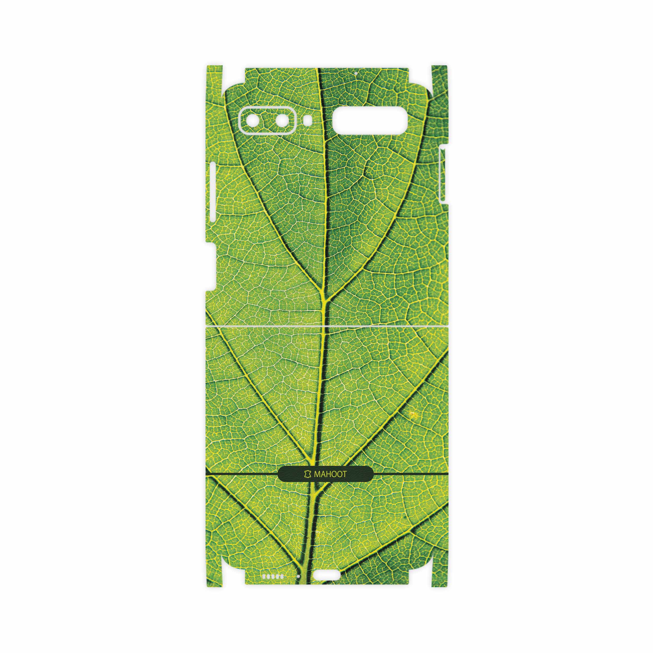 برچسب پوششی ماهوت مدل Leaf-Texture-FullSkin مناسب برای گوشی موبایل سامسونگ Galaxy Z Flip