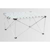 میز کمپ خاکستری اردوگاه آلومینیومی کیسه تیتانیوم و پیک نیک 68 57 فانکی چیز Funky Chairs