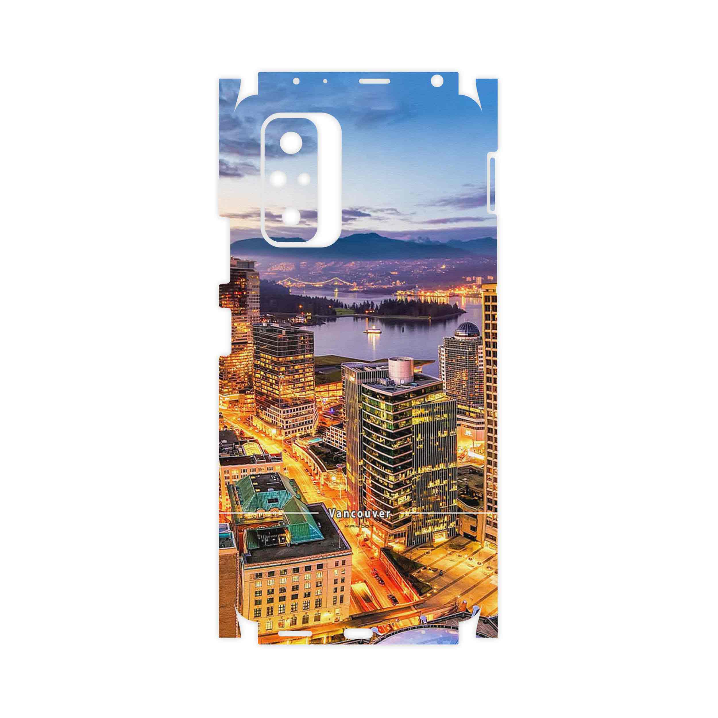 برچسب پوششی ماهوت مدل City of Vancouver-FullSkin مناسب برای گوشی موبایل شیائومی Redmi Note 10 Pro