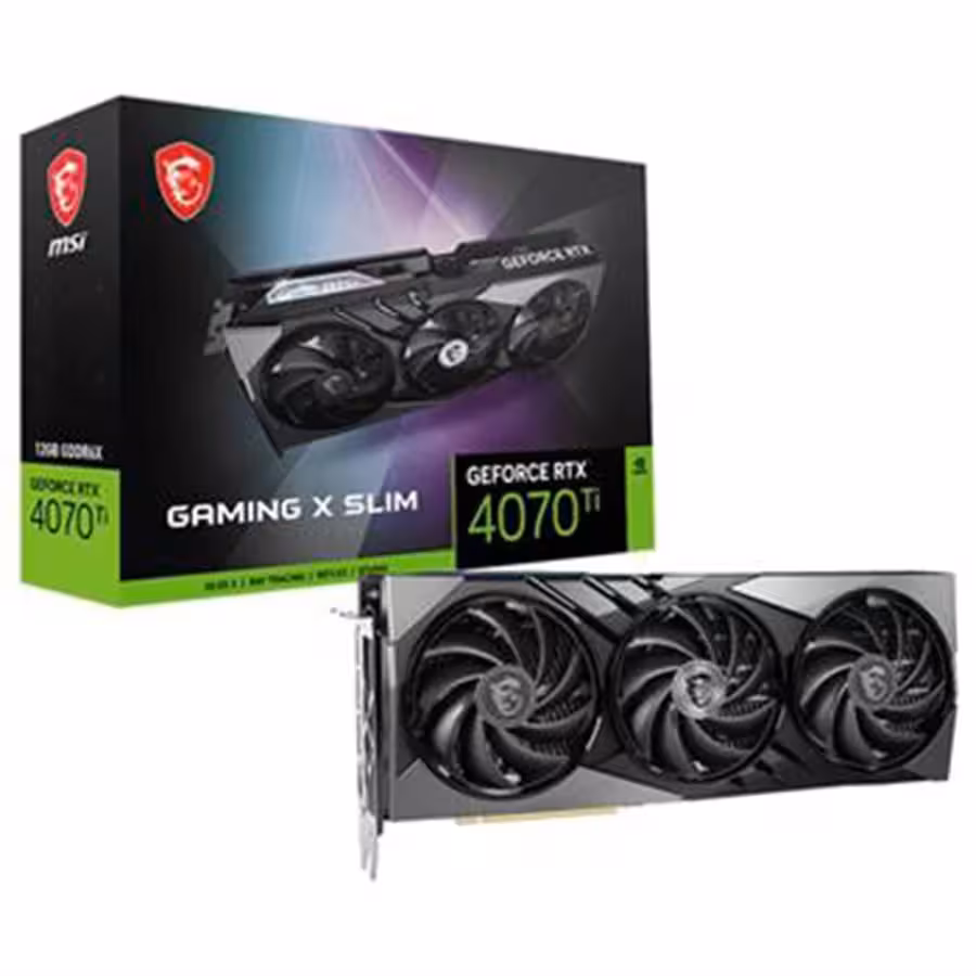 کارت گرافیک ام اس آی مدل GeForce RTX 4070 Ti GAMING X SLIM 12G