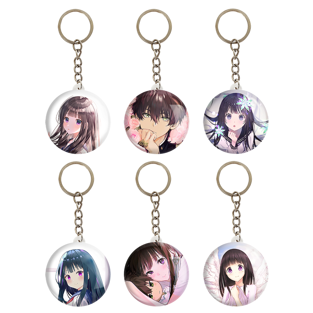 جاکلیدی خندالو مدل انیمه هیوکا Hyouka کد 922B مجموعه 6 عددی