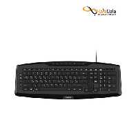 خرید و قیمت صفحه کلید باسیم کینگ استار مدل KB83 - با حروف حک شده فارسی