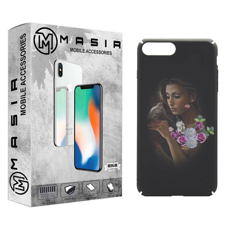 کاور مسیر طرح Girl and Bird مدل nw-01 مناسب برای گوشی موبایل اپل Iphone 7 plus / 8 Plus