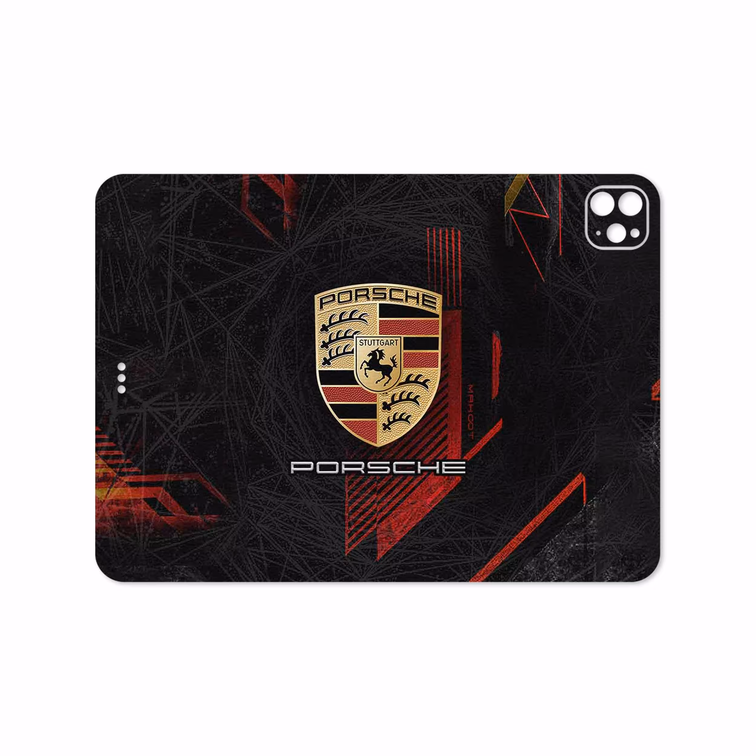برچسب پوششی ماهوت مدل Porsche-Logo مناسب برای تبلت اپل iPad Pro 11 (GEN 2) 2020 A2228