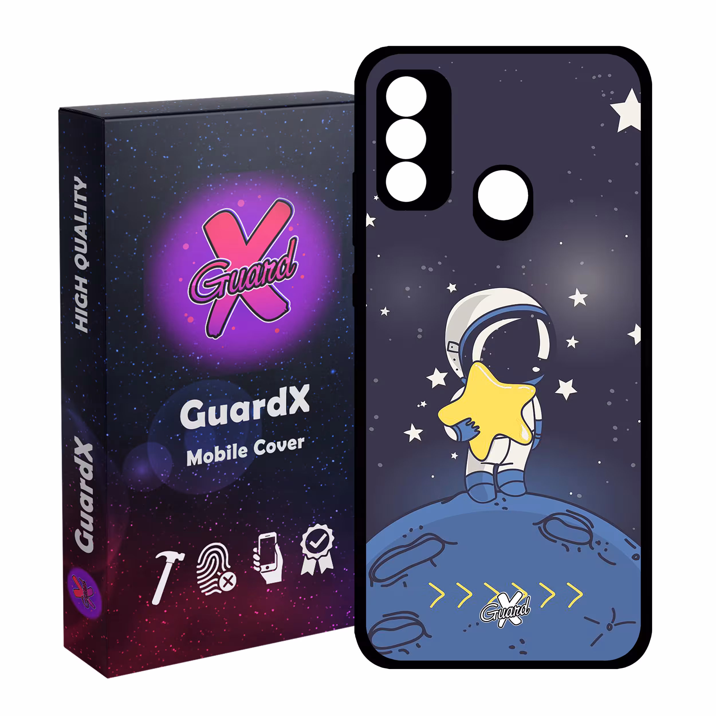 کاور گارد ایکس طرح Galaxy مدل Glass10004 مناسب برای گوشی موبایل هوآوی P Smart 2020