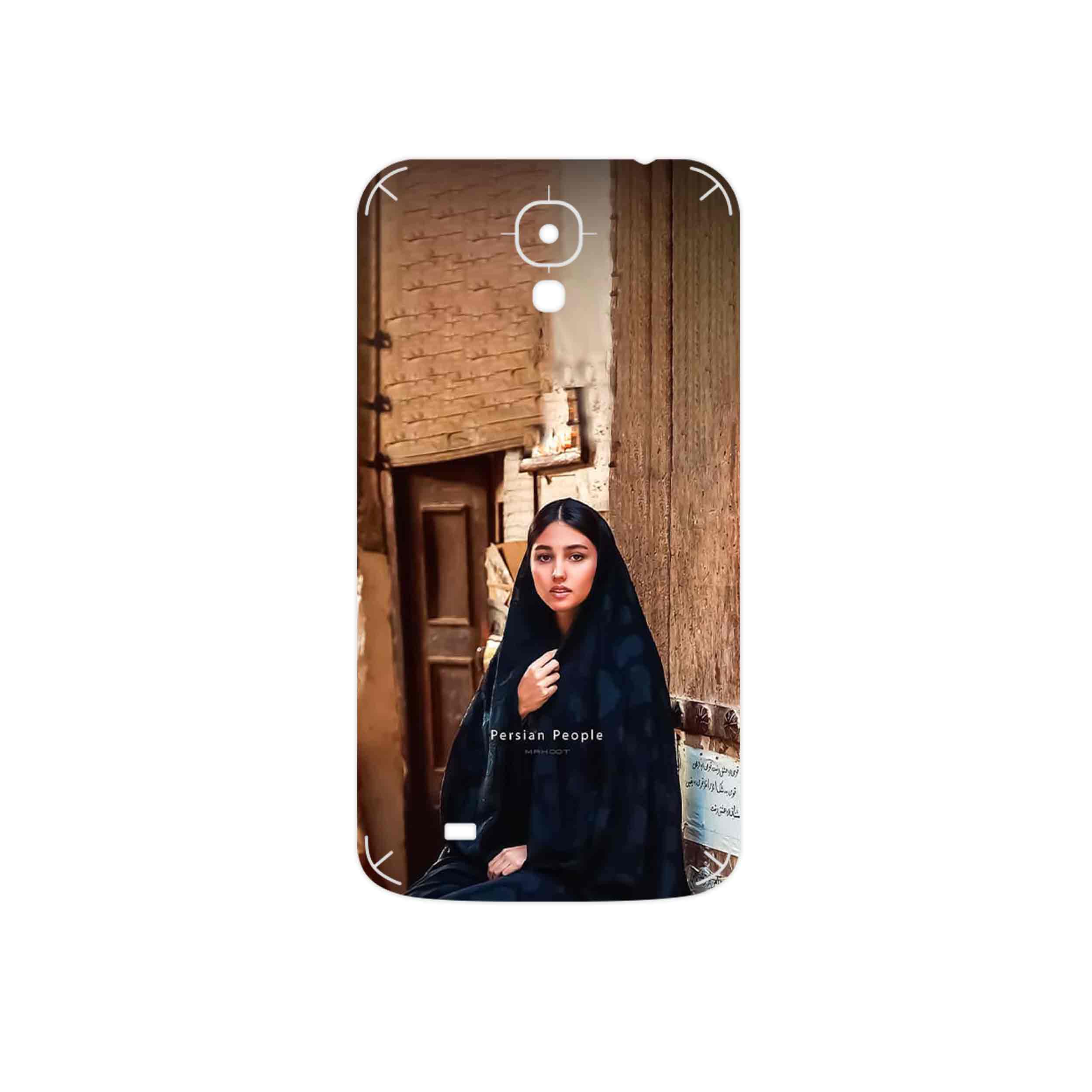 برچسب پوششی ماهوت مدل Portrait of an Iranian Woman مناسب برای گوشی موبایل سامسونگ Galaxy Mega 6.3 I9200