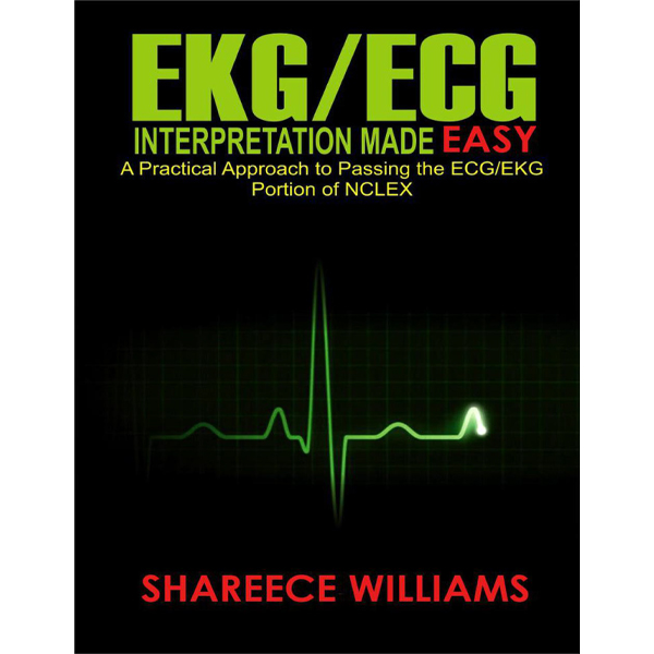 کتاب EKG/ECG Interpretation Made Easy اثر Shareece Williams انتشارات Quick Medical Publishing