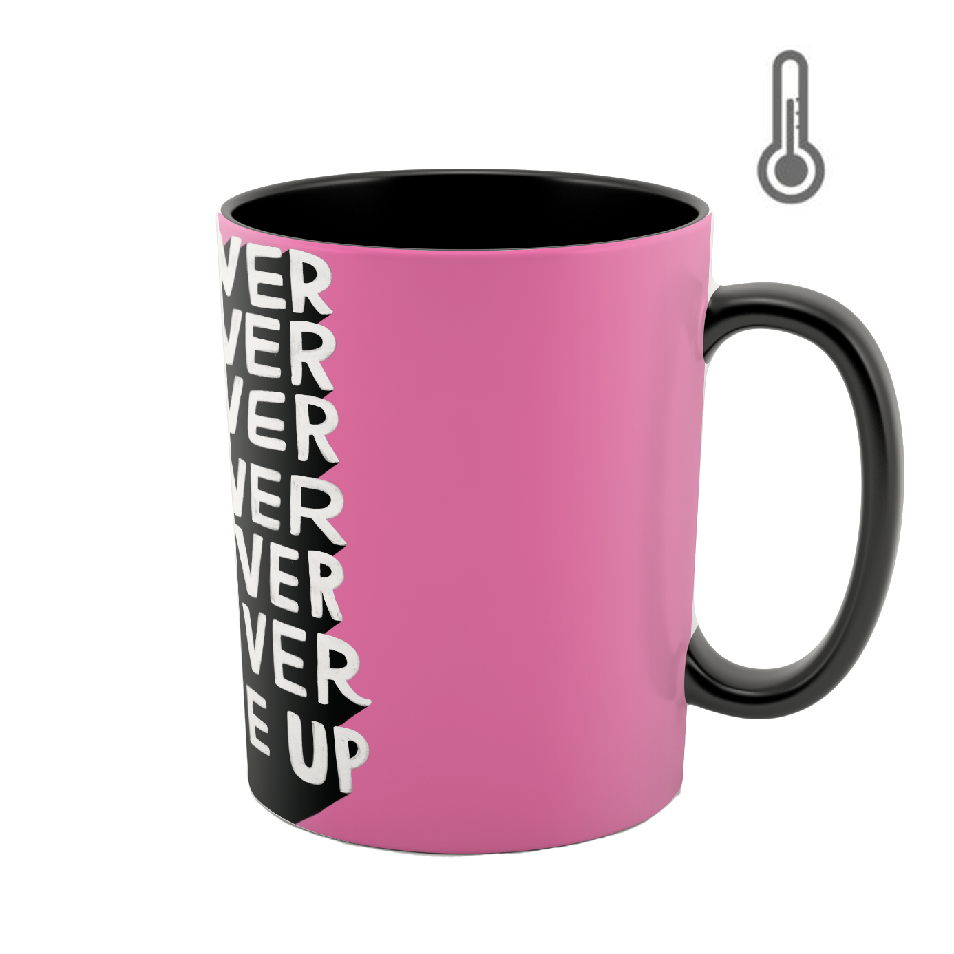 ماگ حرارتی طرح never give up