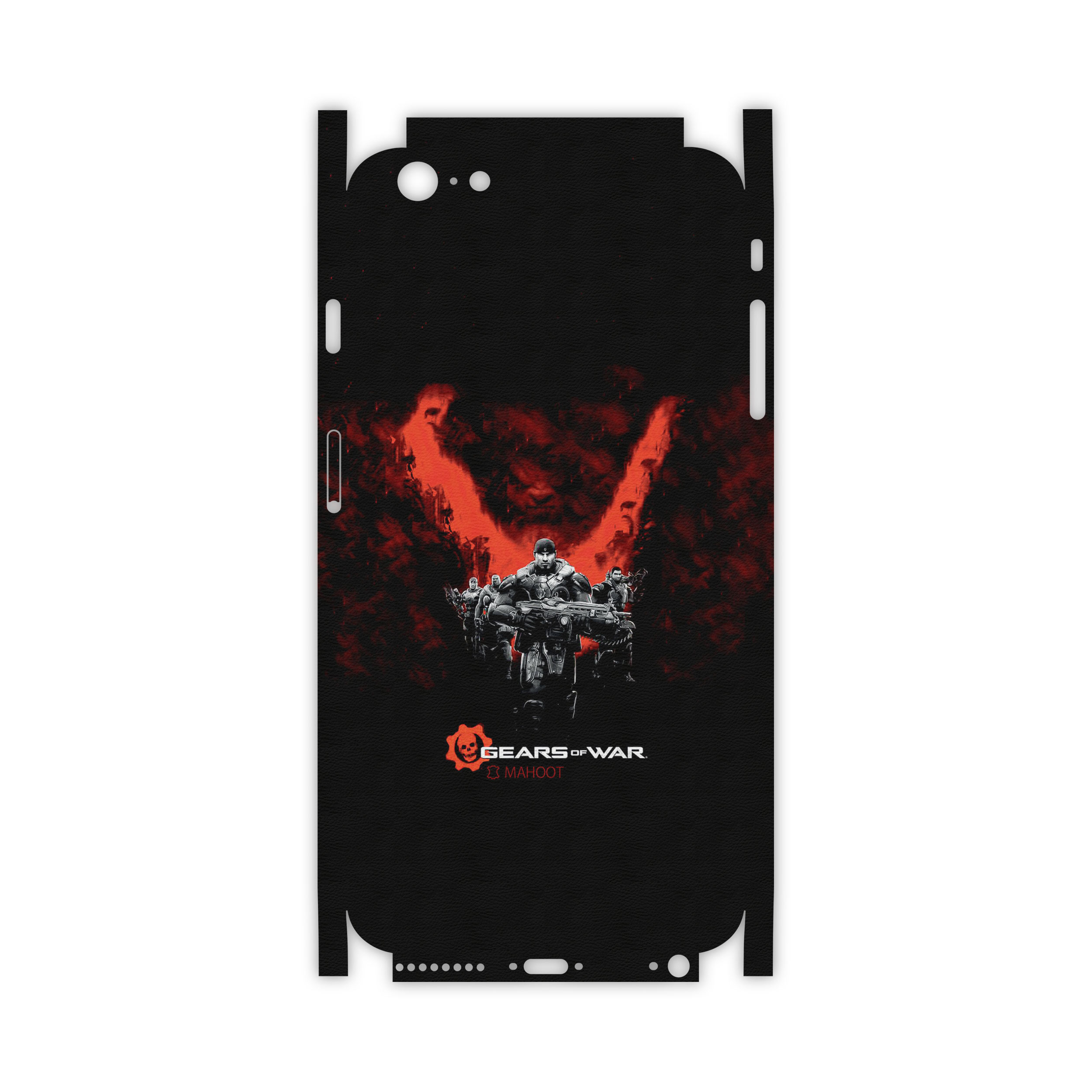 برچسب پوششی ماهوت مدل GEARS-OF-WAR-Game-FullSkin مناسب برای گوشی موبایل اپل iPhone 6S Plus
