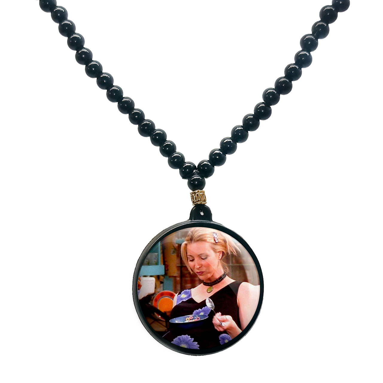 گردنبند پرمانه طرح فرندز کد pmd.18797 مدل دو طرفه