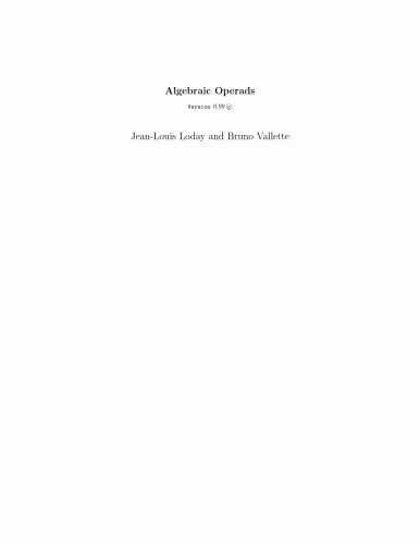 خرید و دانلود نسخه کامل کتاب Algebraic Operads (version 0.99, draft 2010)