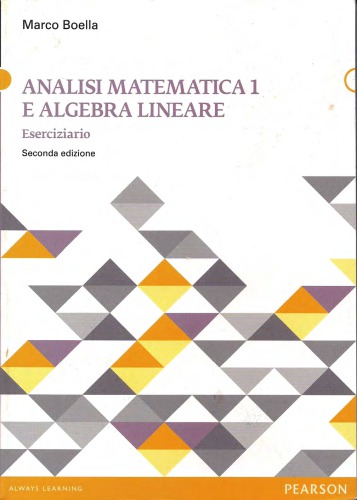 خرید و دانلود نسخه کامل کتاب Analisi Matematica e Algebra Lineare 1 - Eserciziario