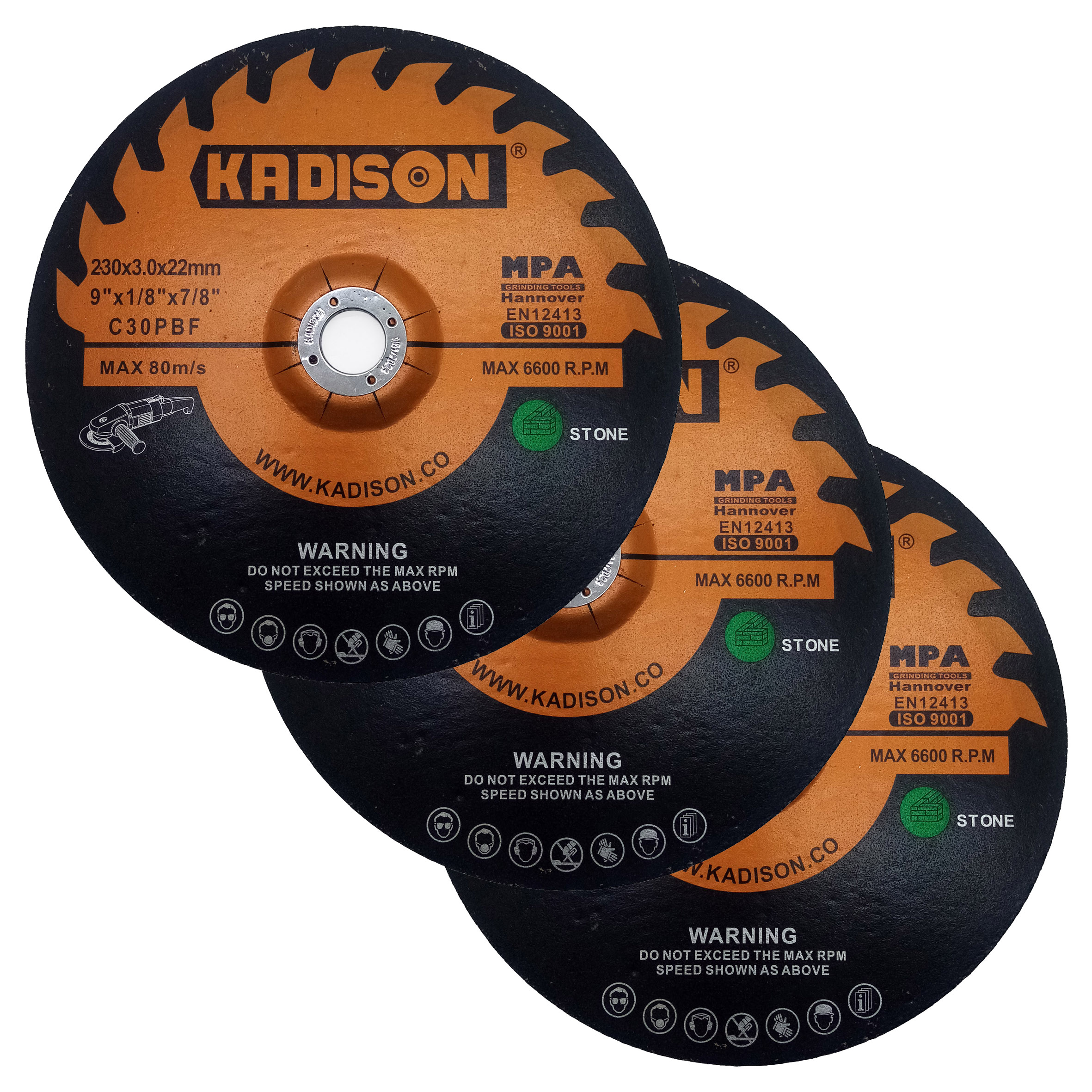 صفحه برش سنگ و موزاییک کادیسون مدل 230 بسته 3 عددی