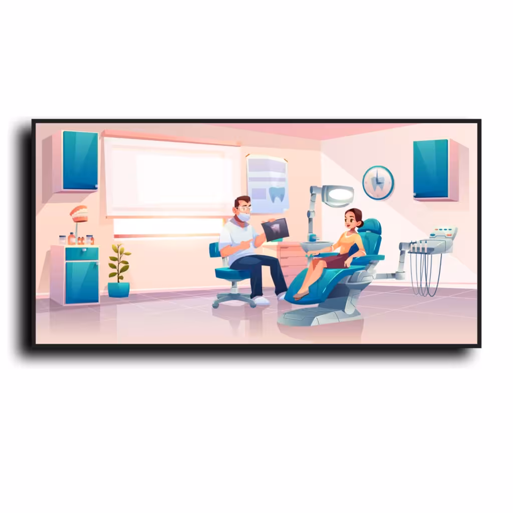 تابلو مدل مطب دندانپزشکی کد g78