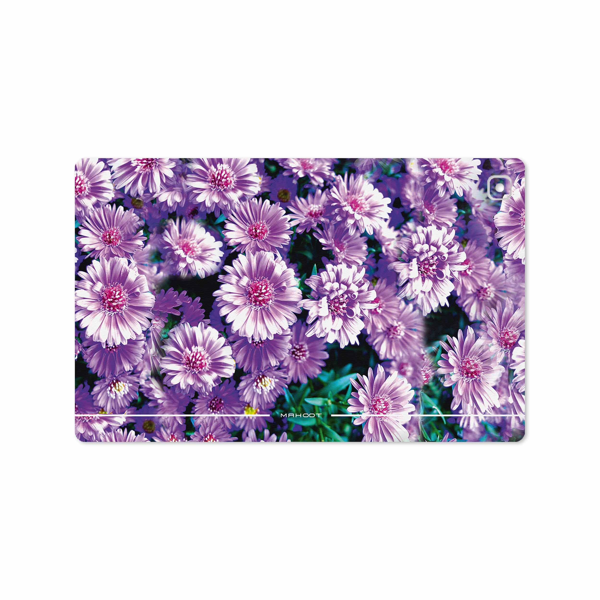 برچسب پوششی ماهوت مدل Purple-Flower مناسب برای تبلت سامسونگ Galaxy Tab A7 10.4 LTE 2020 T505