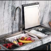 سینک ماشین ظرفشویی 6 نفره هوشمند گریمن مدل GR-SSDW425