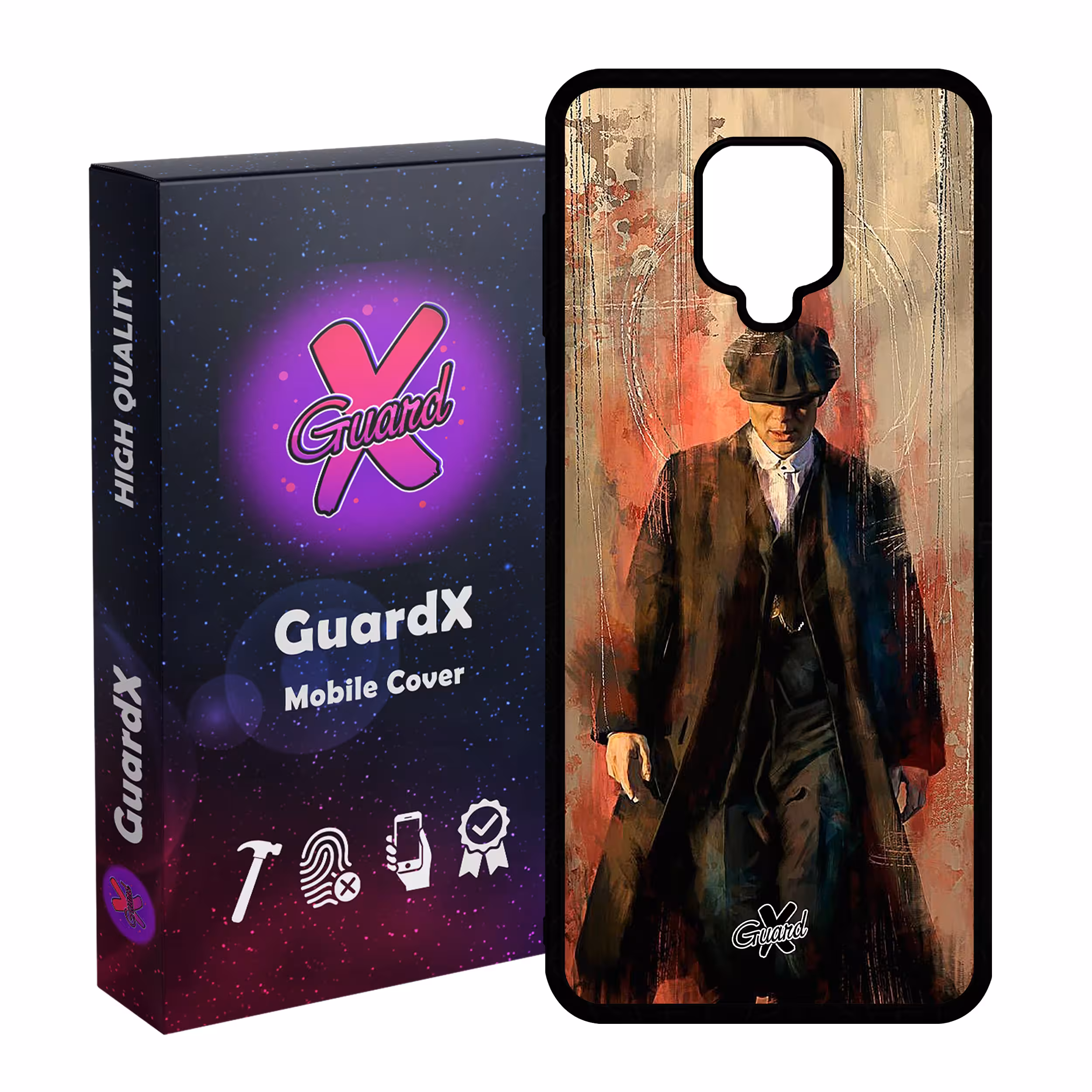 کاور گارد ایکس طرح Peaky Blinders مدل Glass10122 مناسب برای گوشی موبایل شیائومی Redmi Note 9S / Note 9 Pro / Note 9 Pro Max