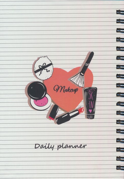 دفتر برنامه ریزی (پلنر روزانه LOVE MAKEUP:کد802)،(سیمی) - ناشربوک | خرید آنلاین کتاب