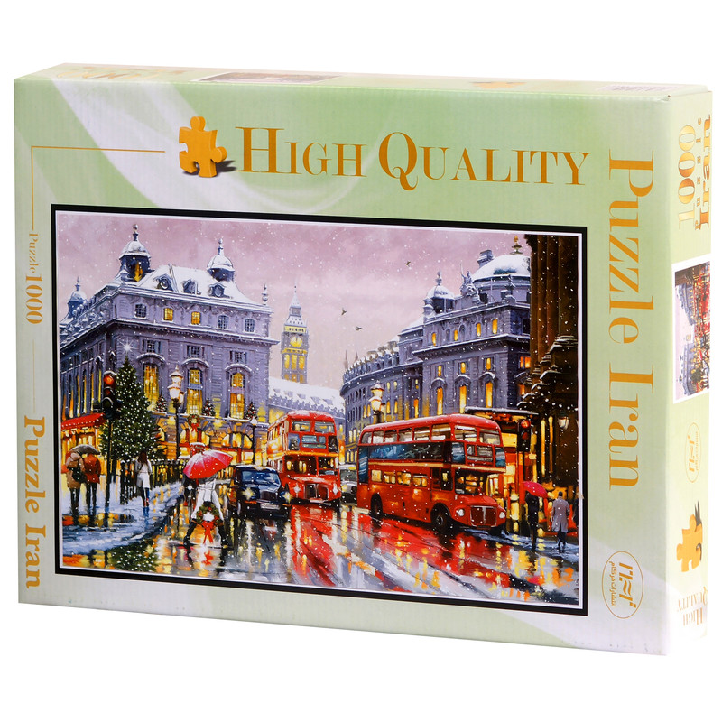 پازل 1000 تکه ایران پازل طرح لندن در زمستان | چاوه