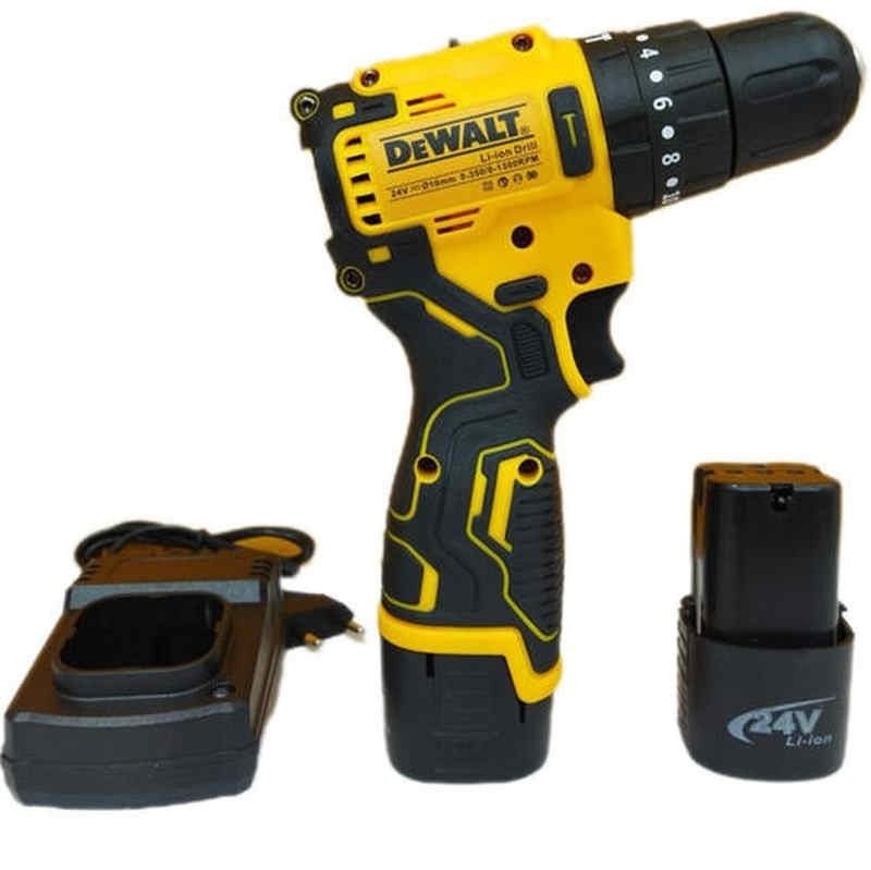 دریل پیچ گوشتی دیوالت مدل براشلس 24 ولت 
