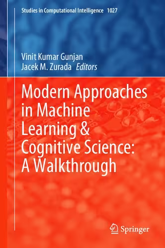 خرید و دانلود نسخه کامل کتاب Modern Approaches in Machine Learning &amp; Cognitive Science: A Walkthrough