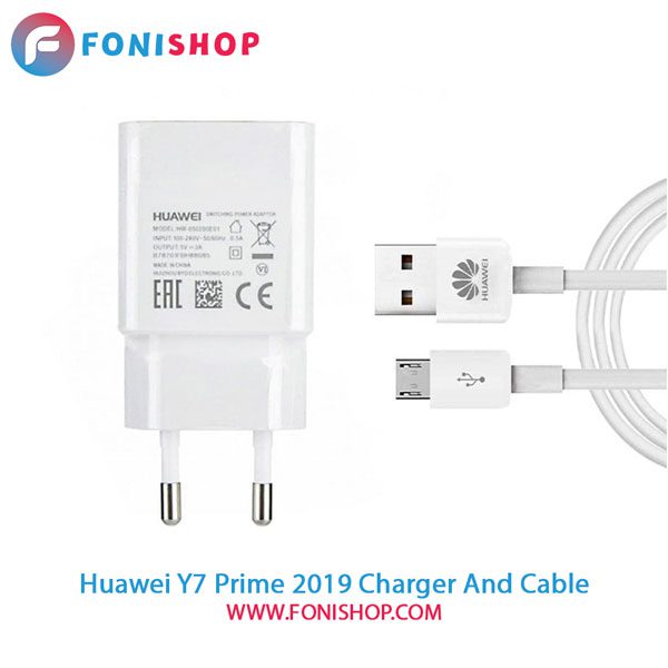 کابل و شارژر اصلی هوآوی Huawei Y7 Prime 2019