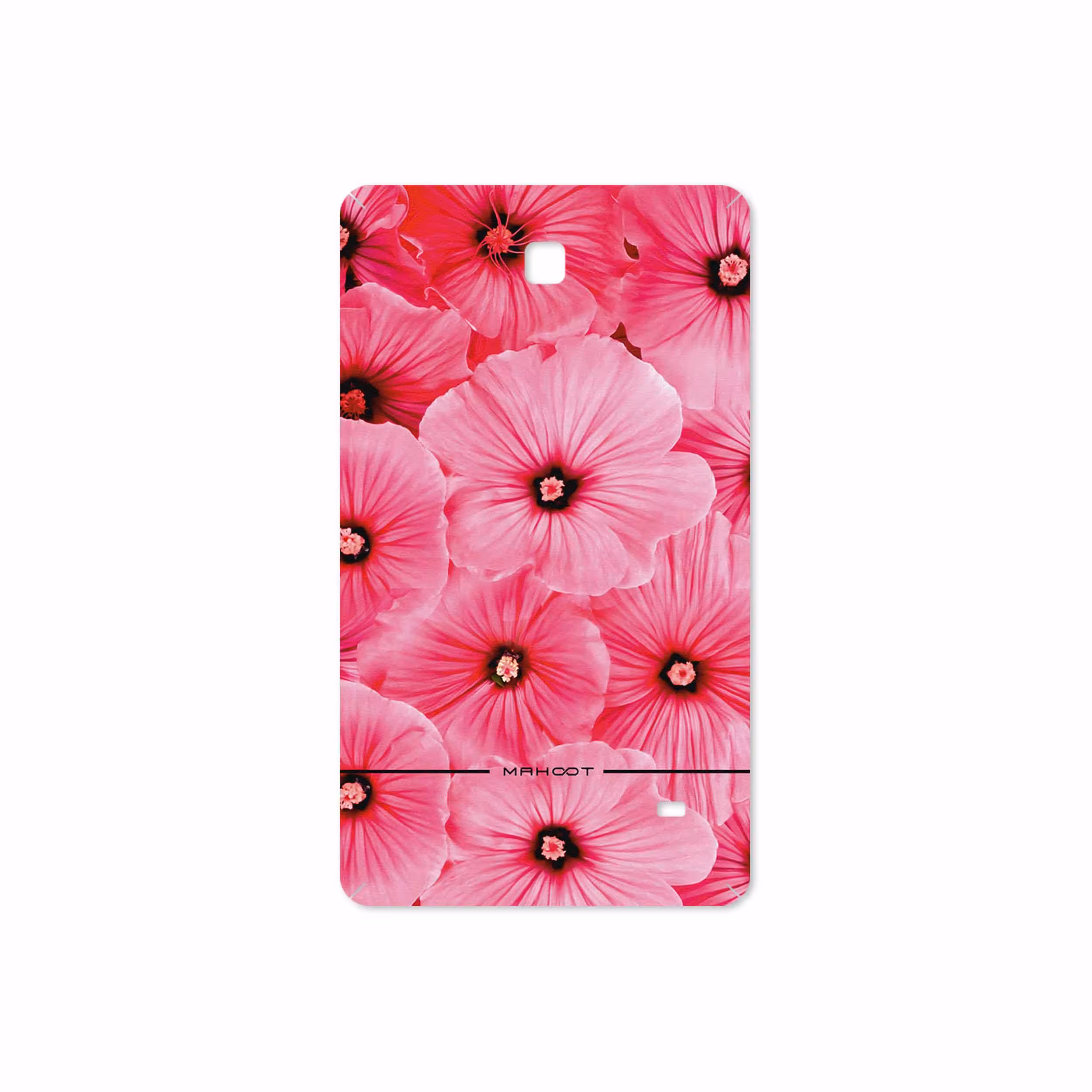 برچسب پوششی ماهوت مدل Pink-Flower مناسب برای تبلت سامسونگ Galaxy Tab 4 7.0 2014 T231