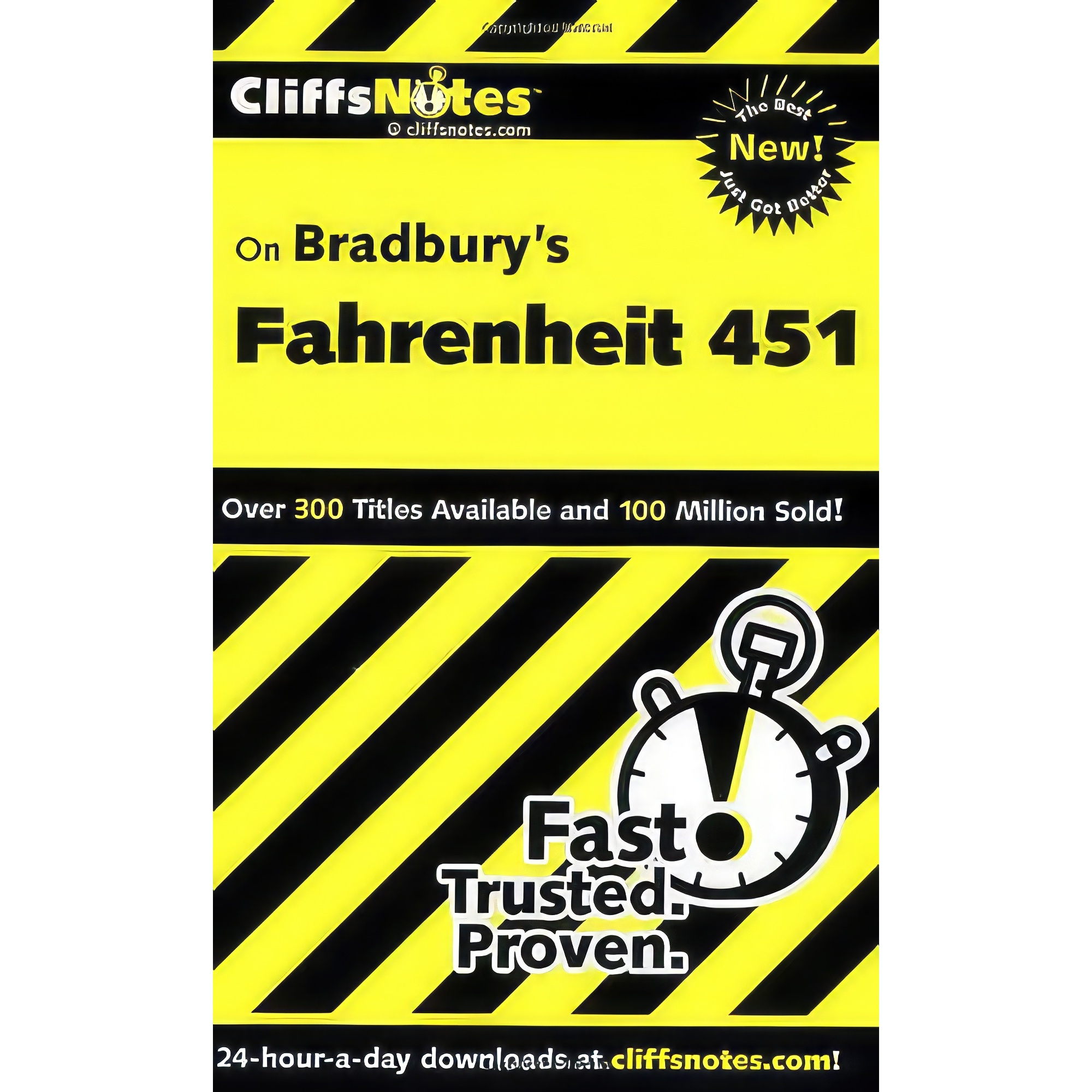 کتاب CliffsNotes on Bradburys Fahrenheit 451 اثر Kristi Hiner انتشارات Cliffs Notes