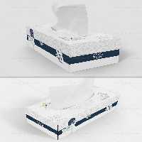 جعبه دستمال کاغذی پروانه | گرافیک با طعم تربچه