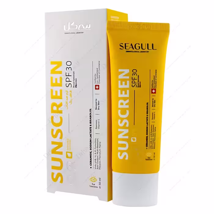 کرم ضد آفتاب بدون رنگ سی گل SPF30