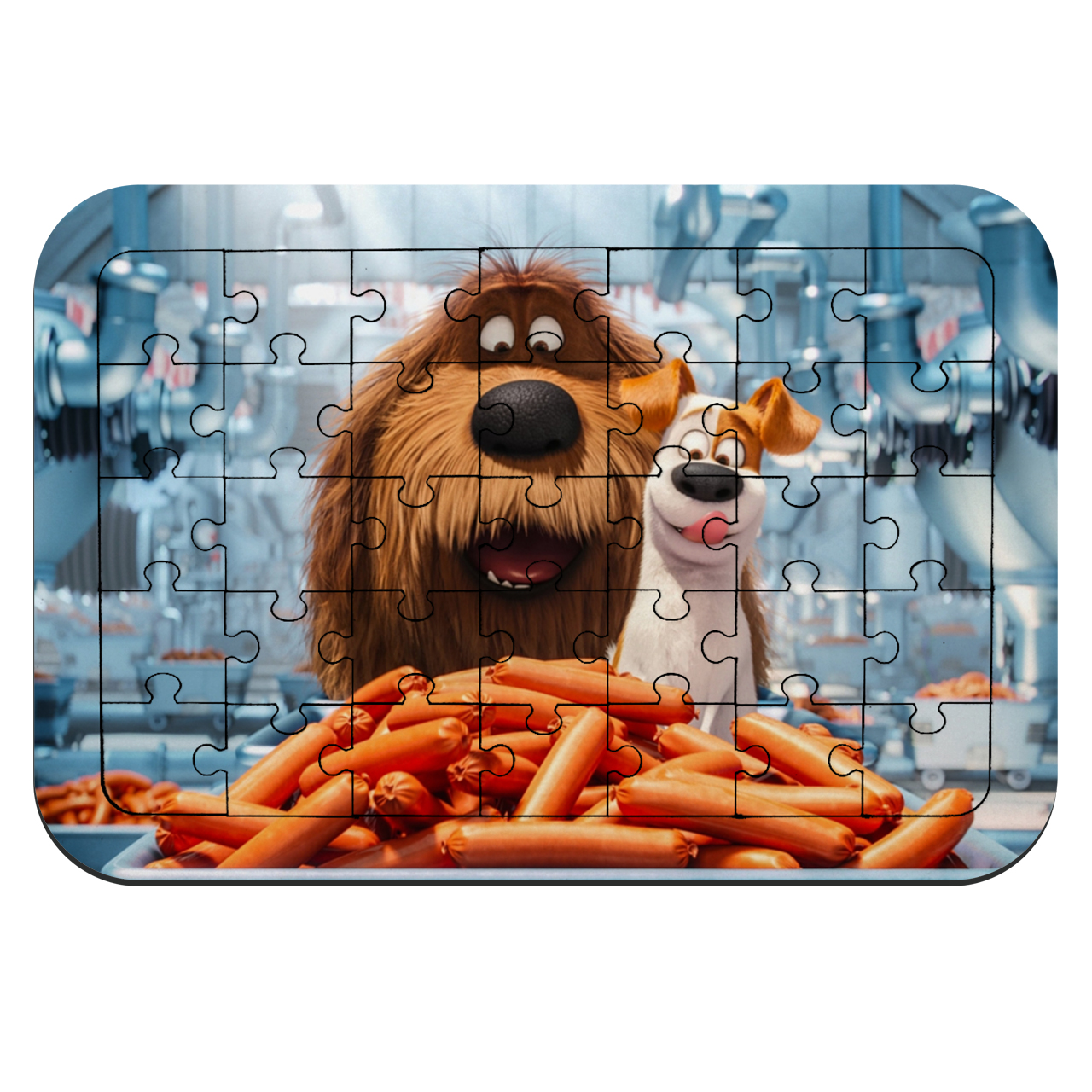  پازل 35 تکه طرح انیمیشن زندگی پنهان حیوانات مدل NI630