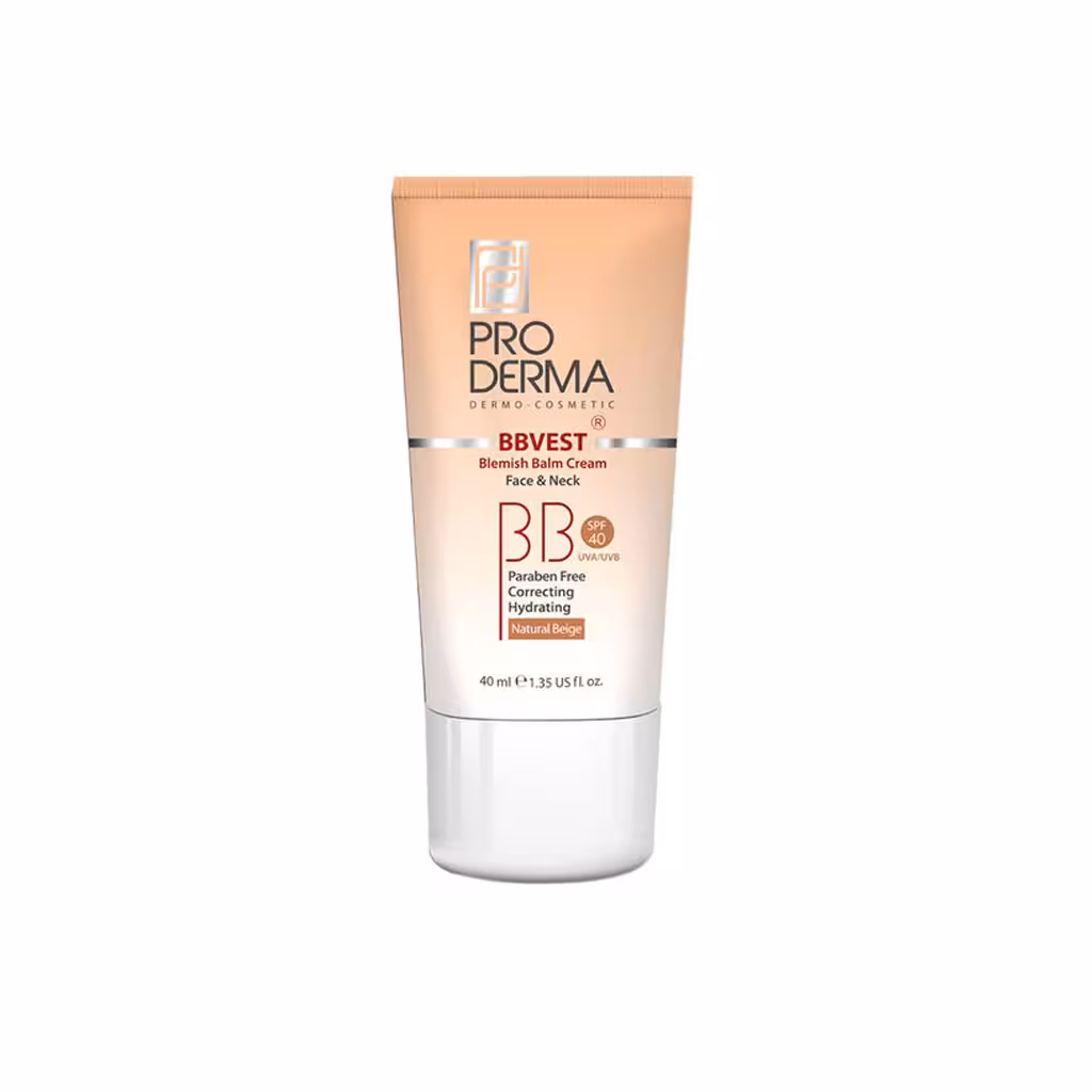 کرم مرطوب کننده رنگی spf40 مناسب پوست چرب و جوش دار پرودرما