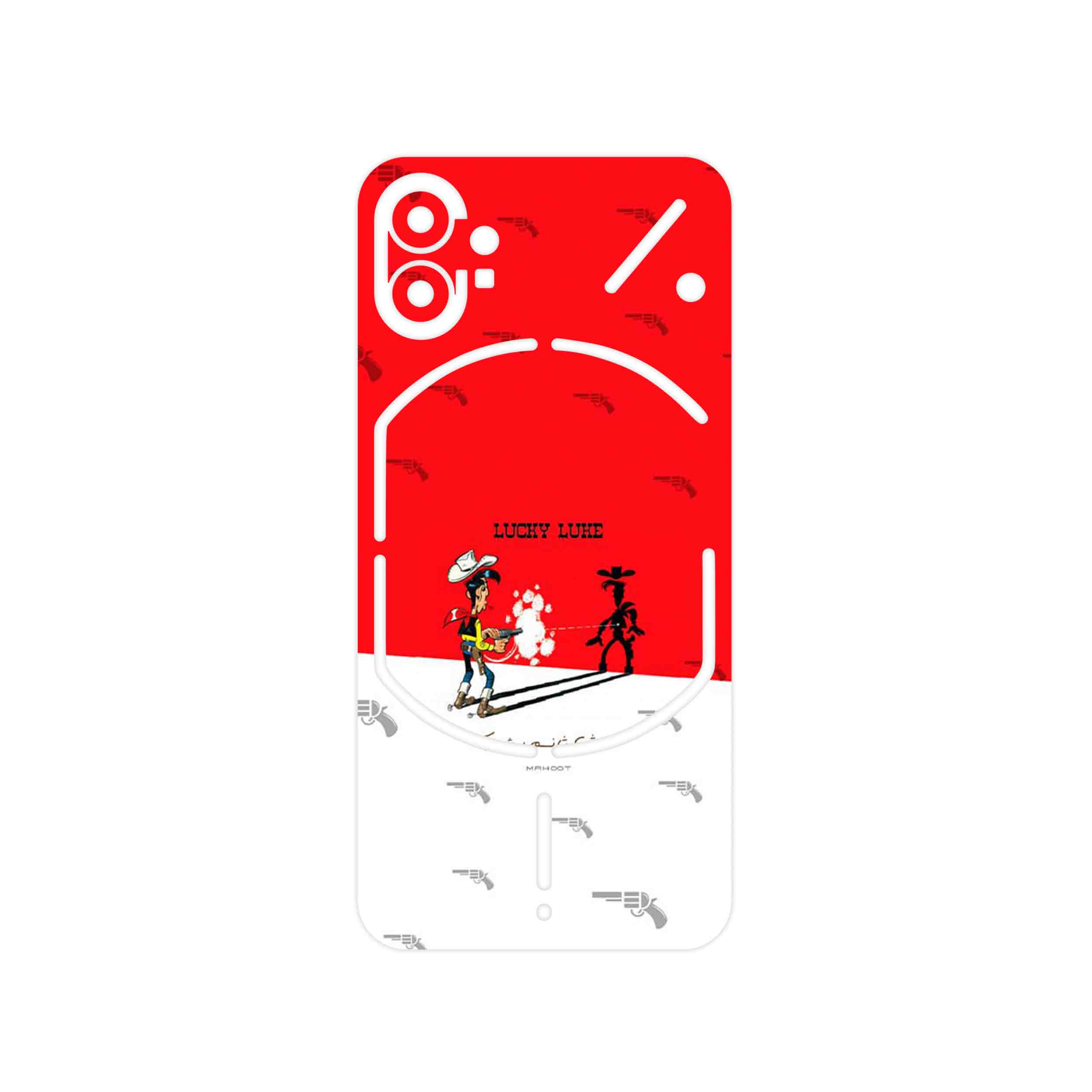 برچسب پوششی ماهوت مدل Lucky Luke مناسب برای گوشی موبایل ناتینگ Phone 1