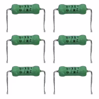 مقاومت 15 کیلو اهم 2 وات مدل TCR-1502 بسته 6 عددی