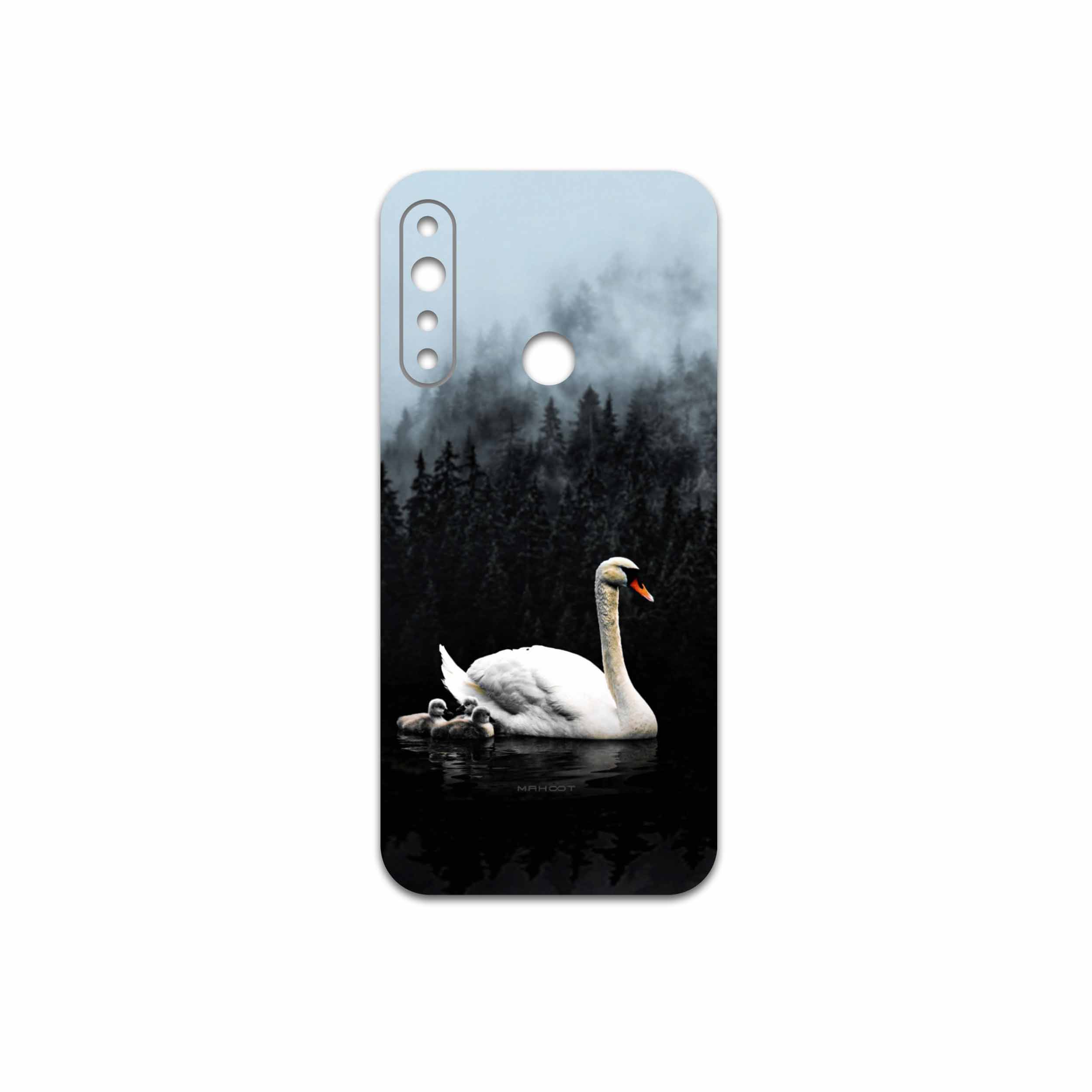 برچسب پوششی ماهوت مدل Swan-Lake مناسب برای گوشی موبایل جی پلاس P10 Plus
