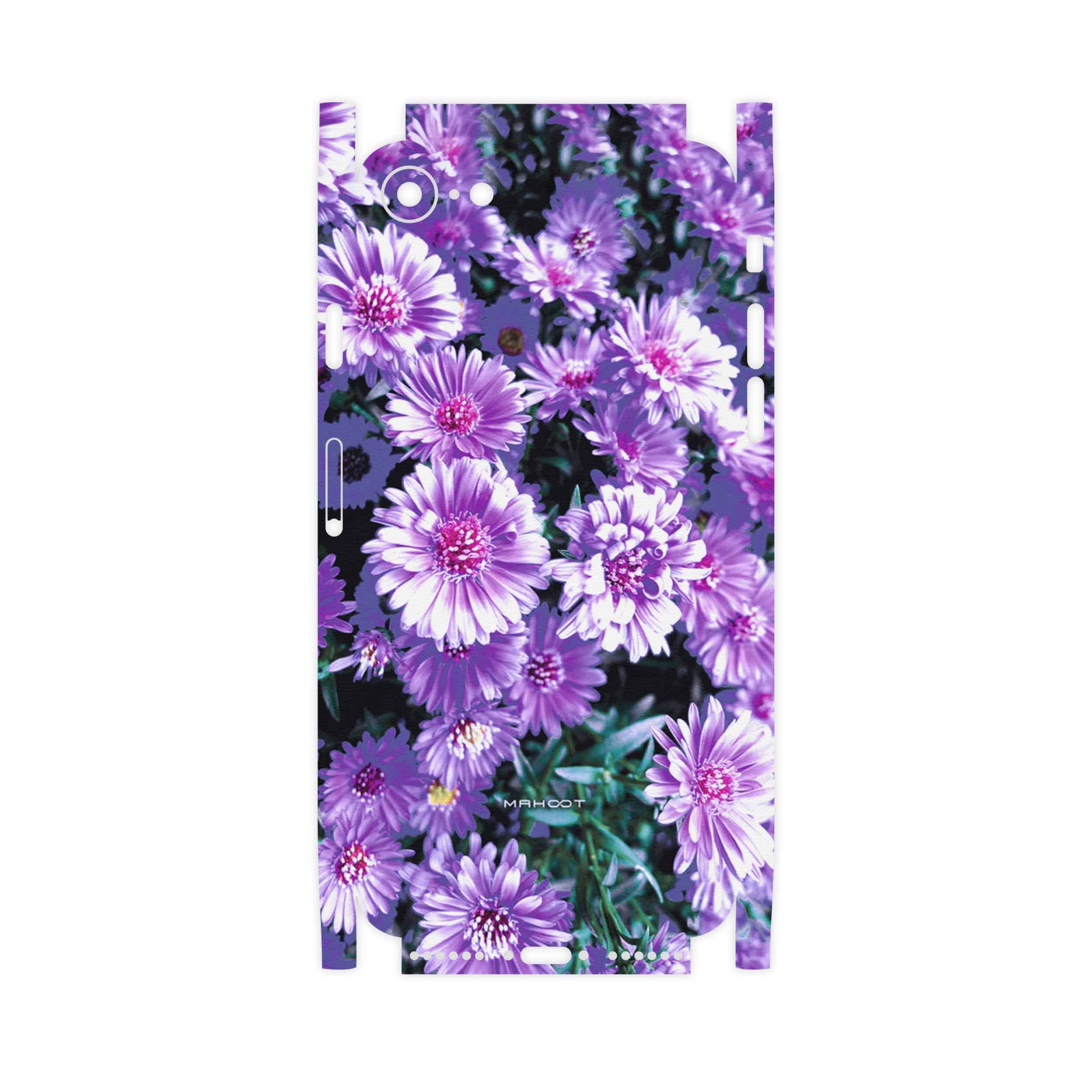 برچسب پوششی ماهوت مدل Purple-Flower-FullSkin مناسب برای گوشی موبایل اپل iPhone SE 2022