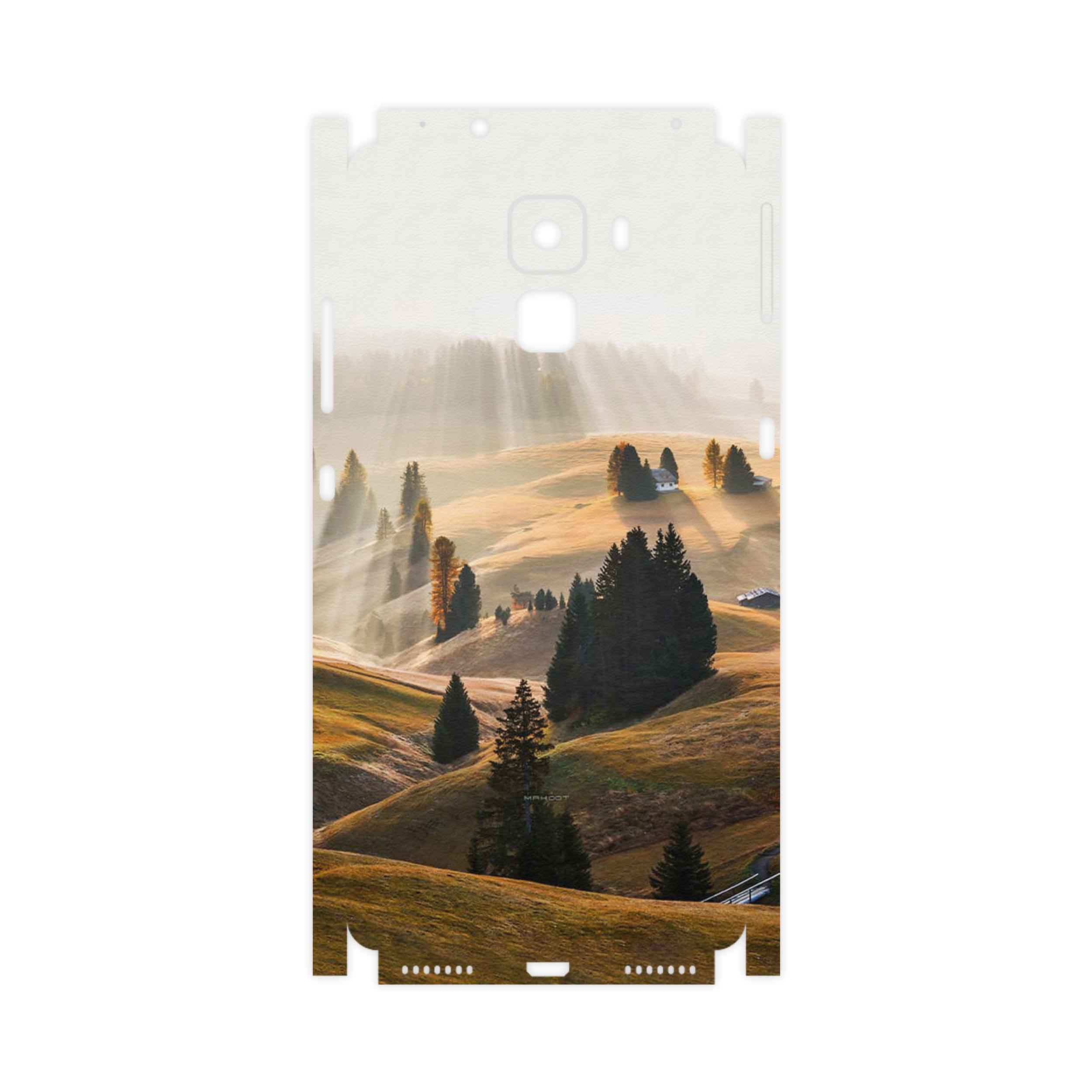 برچسب پوششی ماهوت مدل Foggy Plain-FullSkin مناسب برای گوشی موبایل آنر 7