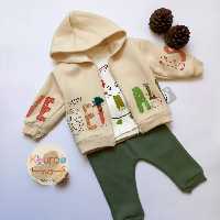 ست سه تیکه سوییشرت بلوز شلوار